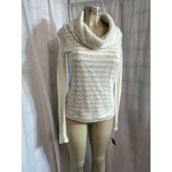 Anthropologie Moth Cowl Neck Double Layer Sweater Alpaca Wool Blend Size S #1438 - Picture 4 of 16